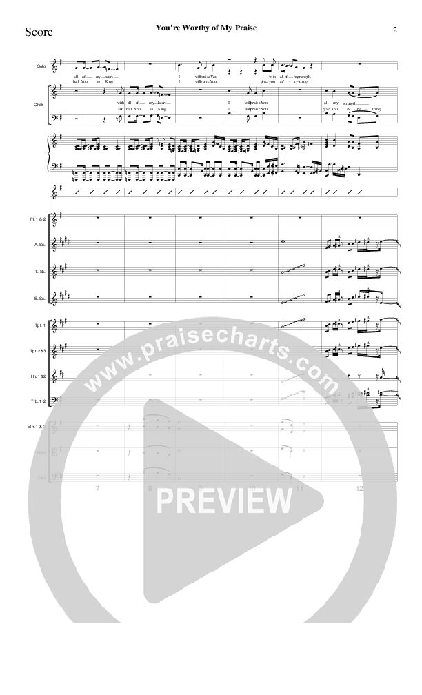 You're Worthy Of My Praise Orchestration (Charles Billingsley)