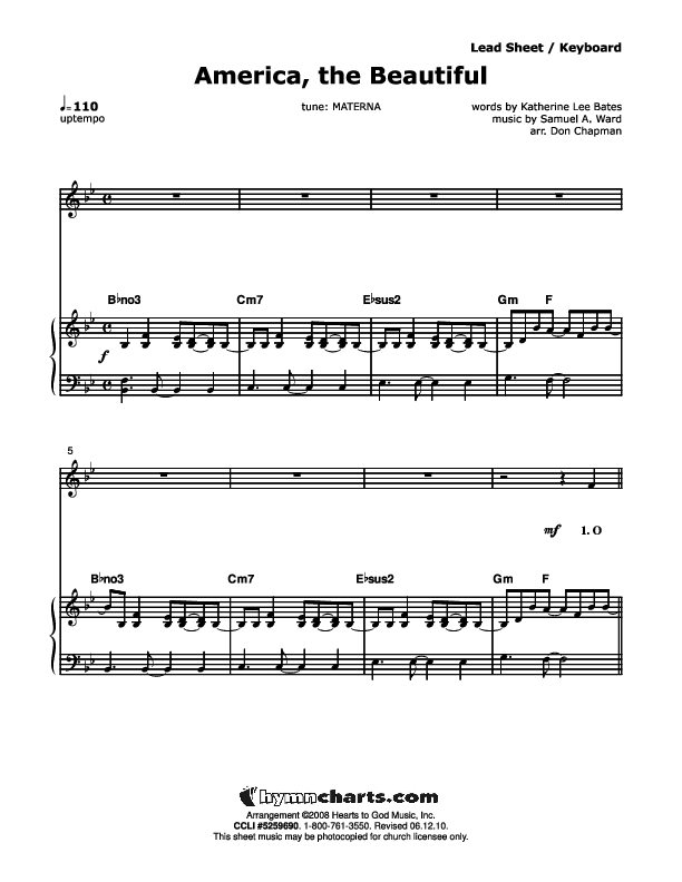 Freedom's Holy Light - Patriotic Service Guide Piano/Vocal (Don Chapman)