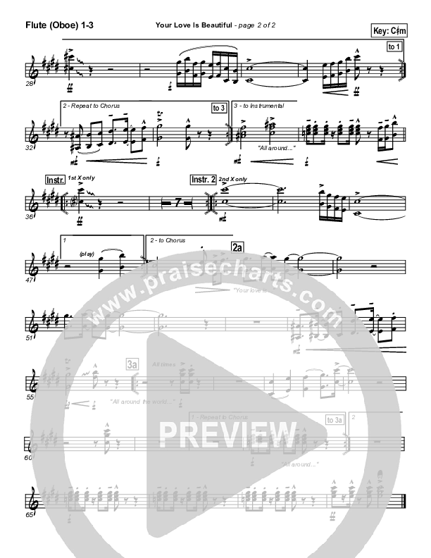 Your Love Is Beautiful Wind Pack (Hillsong Worship)