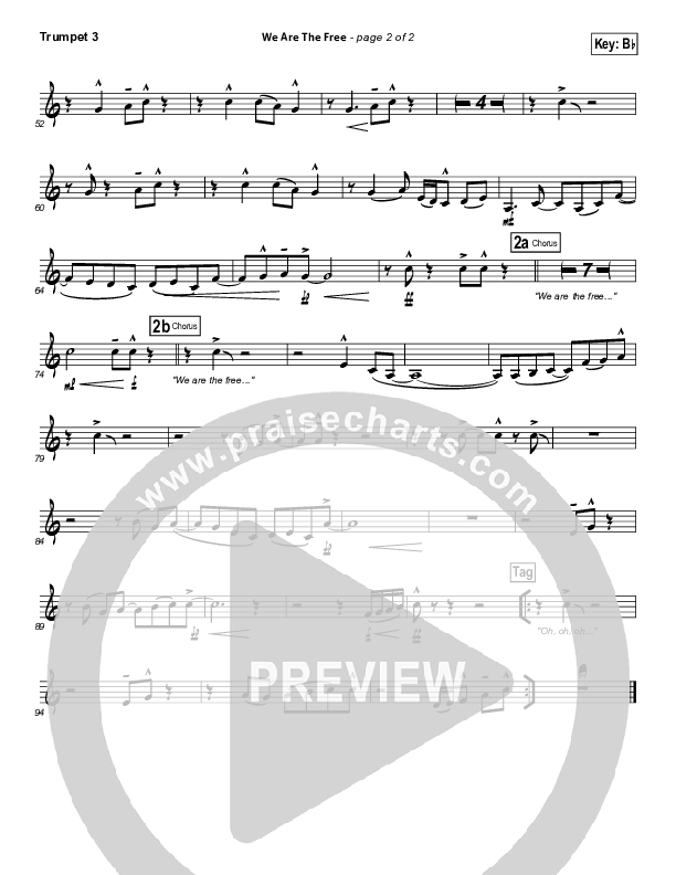 We Are The Free Trumpet 3 (Matt Redman)