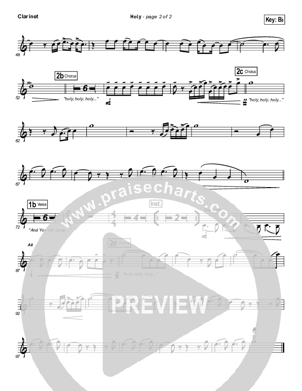 Holy Clarinet (Matt Redman)