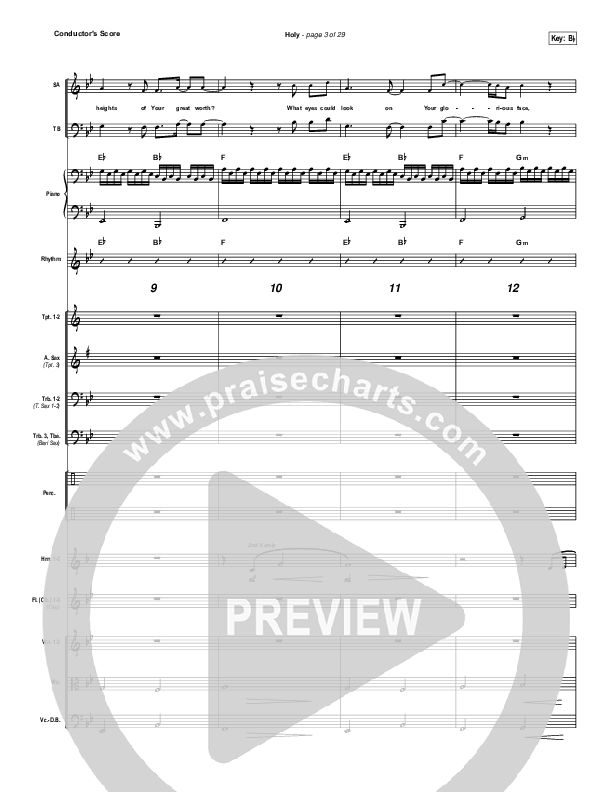 Holy Conductor's Score (Matt Redman)