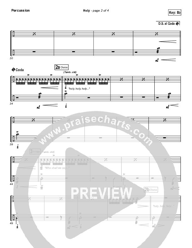 Holy Percussion (Matt Redman)