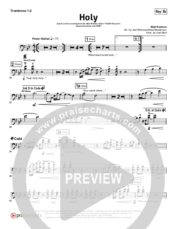 Holy Trombone 1/2 (Matt Redman)