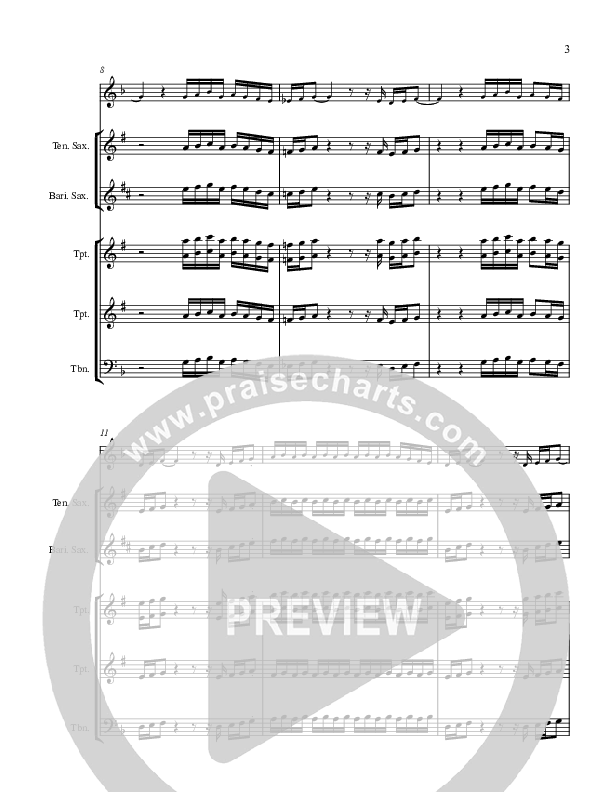 Excellent Reprise Conductor's Score (Martha Munizzi)