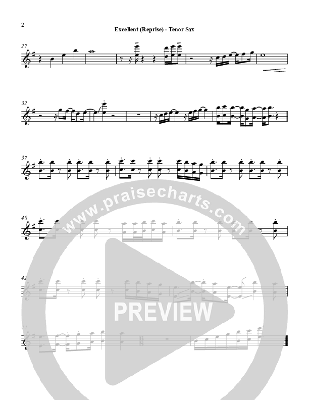 Excellent Reprise Trumpet 1 (Martha Munizzi)