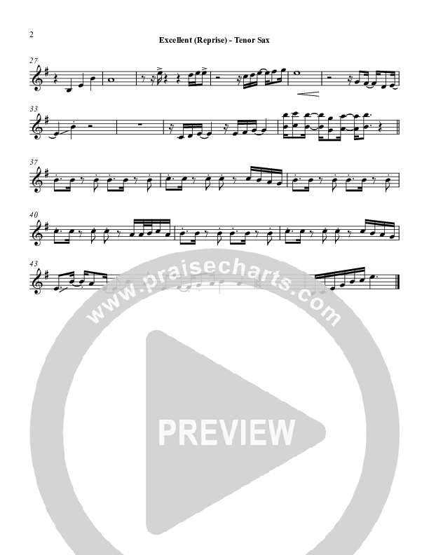 Excellent Reprise Trumpet 2 (Martha Munizzi)