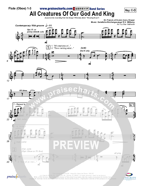 All Creatures Of Our God And King Wind Pack (Slater Armstrong)