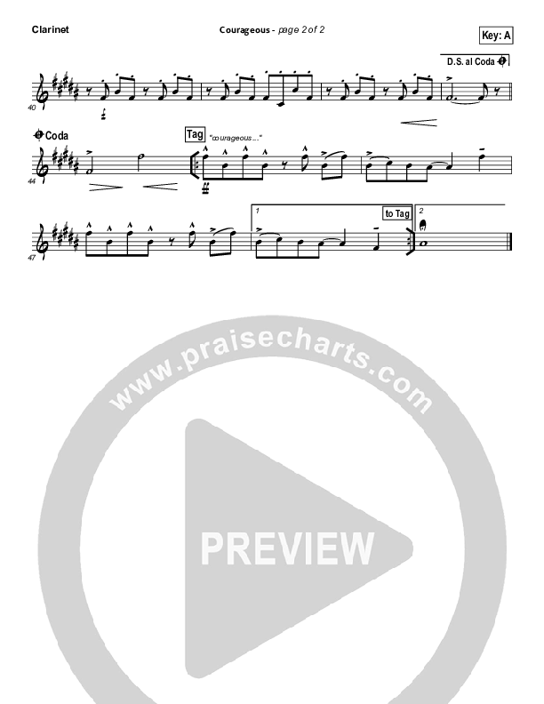 Courageous Clarinet (Casting Crowns)