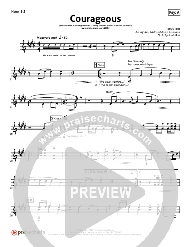 Courageous Brass Pack (Casting Crowns)