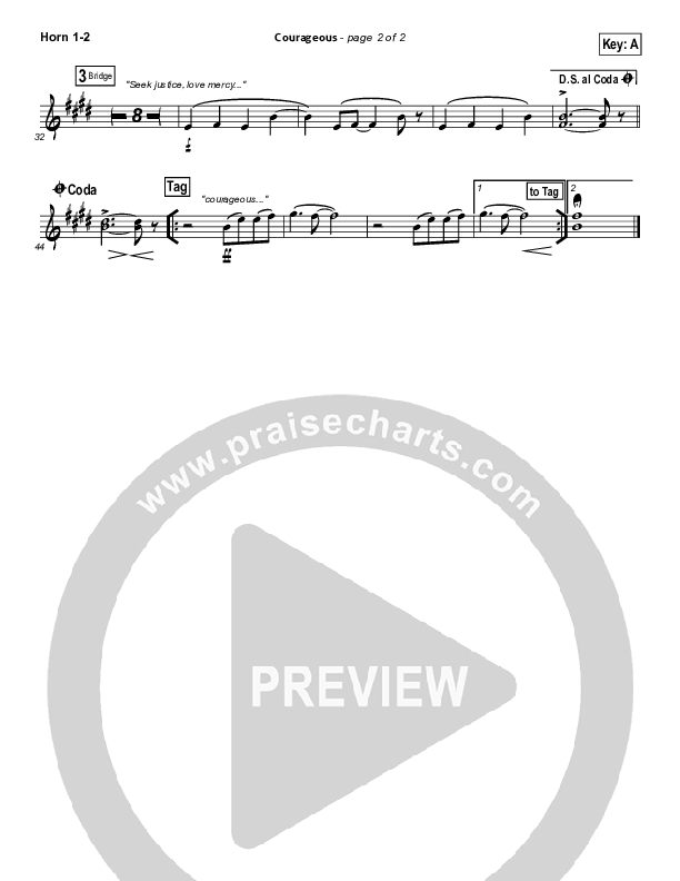 Courageous Brass Pack (Casting Crowns)