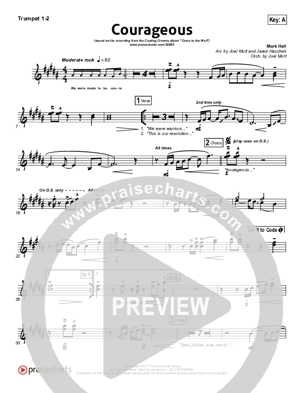 Courageous Brass Pack (Casting Crowns)