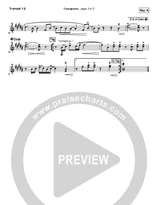 Courageous Trumpet 1,2 (Casting Crowns)