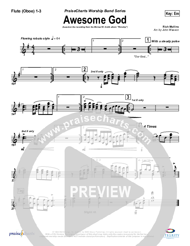 Awesome God Wind Pack (Michael W. Smith)