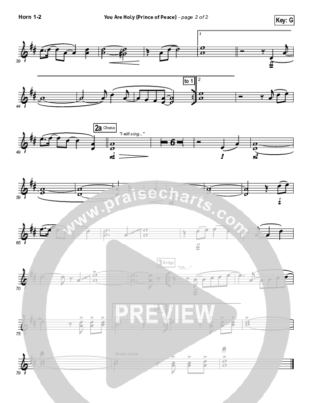 You Are Holy (Prince of Peace) Brass Pack (Michael W. Smith)