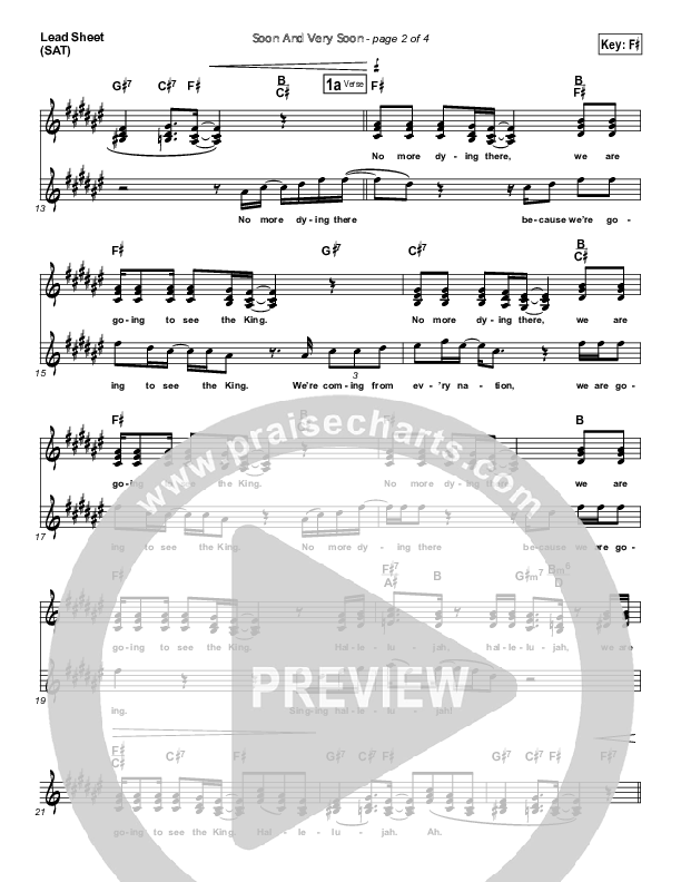 Soon And Very Soon Lead (SAT) (Andrae Crouch)