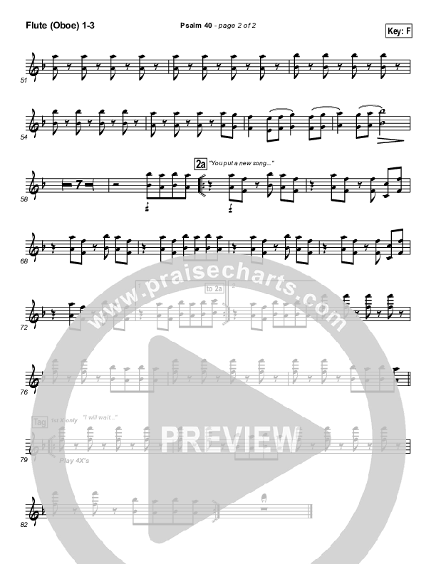 Psalm 40 Flute/Oboe 1/2/3 (Newsong)