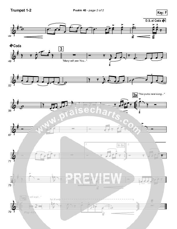 Psalm 40 Trumpet 1,2 (Newsong)