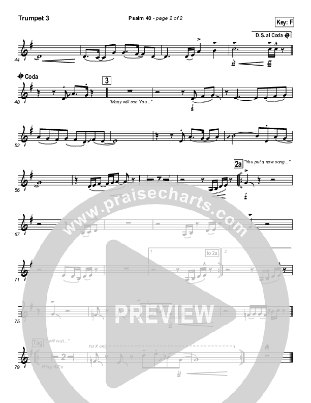 Psalm 40 Trumpet 3 (Newsong)