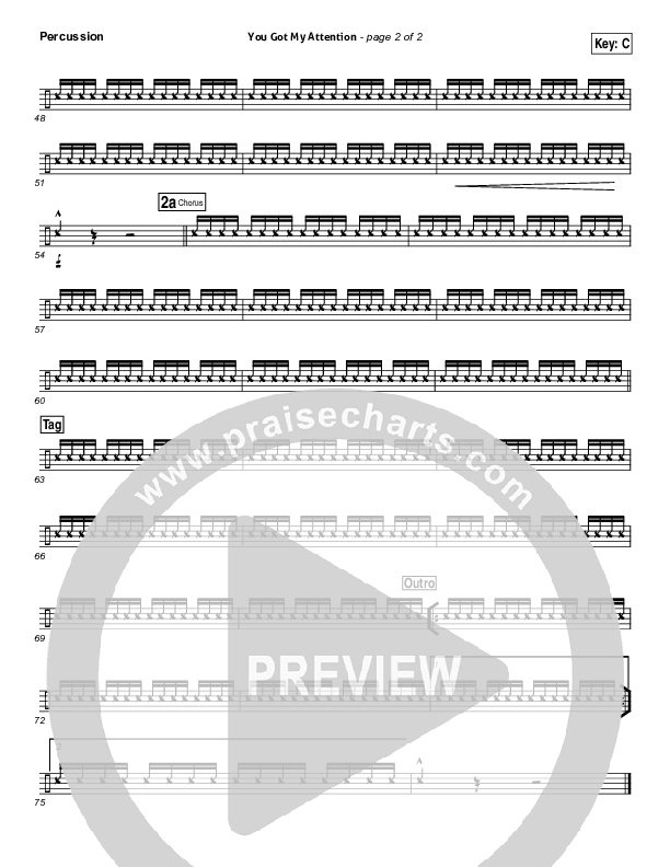 You Got My Attention Percussion (Dara Maclean)