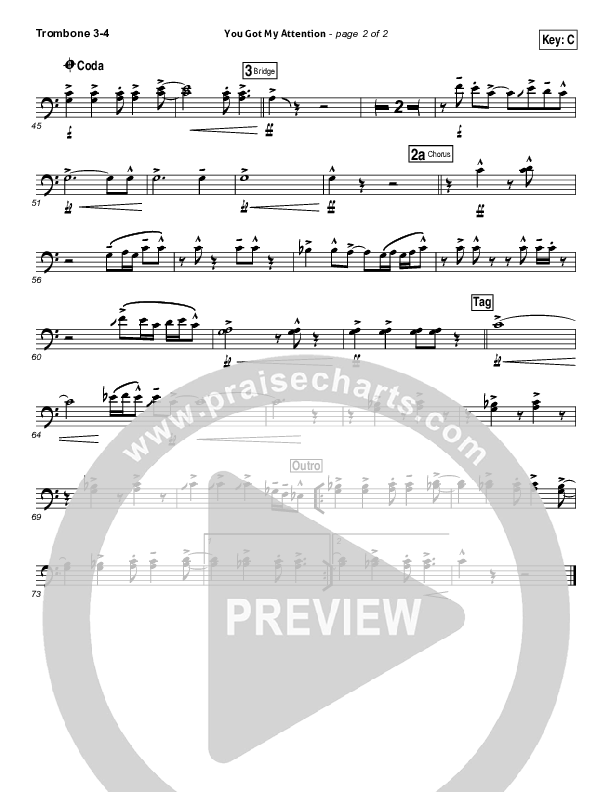 You Got My Attention Trombone 3 (Dara Maclean)