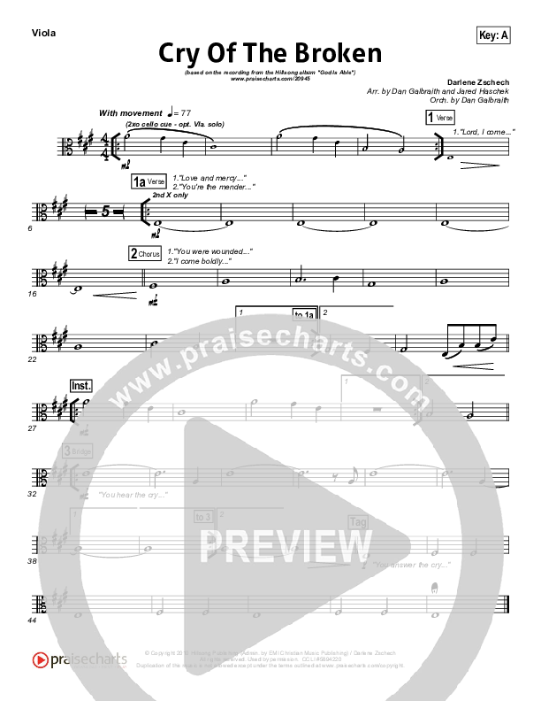 Cry Of The Broken Viola (Hillsong Worship)