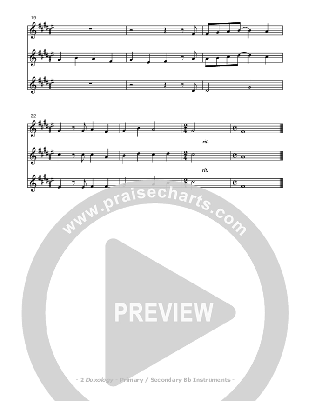 Doxology Bb Instruments (Don Chapman)