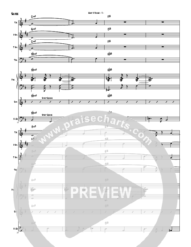 Friend Of God (with Friend Of God) Conductor's Score (Brad Henderson)