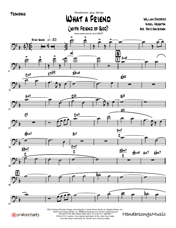 Friend Of God (with Friend Of God) Trombone (Brad Henderson)