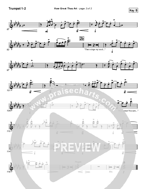 How Great Thou Art Trumpet 1,2 (Newsong)