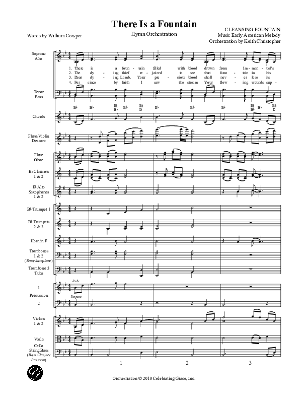 There Is a Fountain Orchestration (Celebrating Grace)