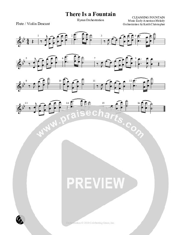 There Is a Fountain Flute (Celebrating Grace)