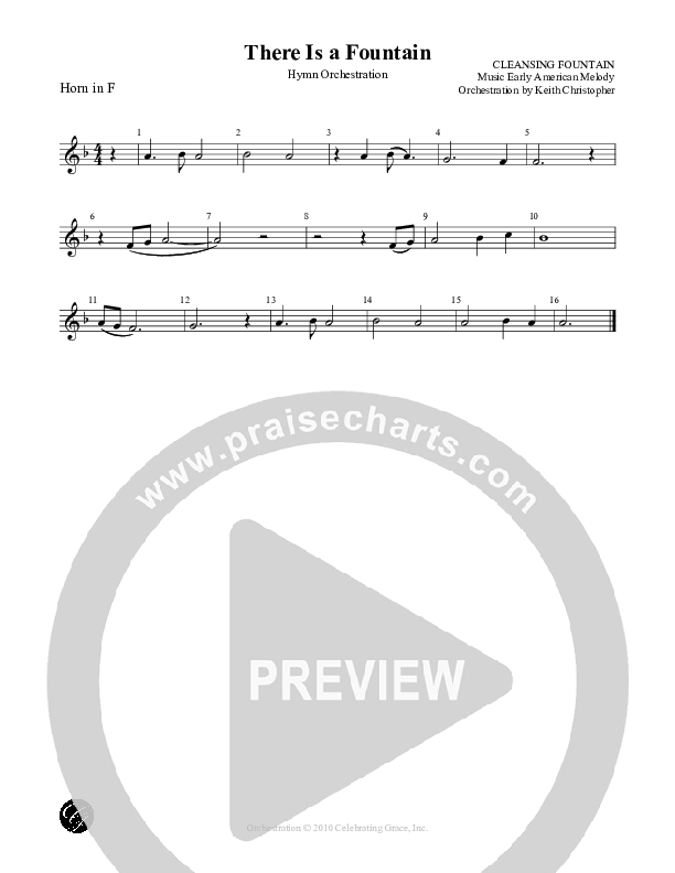 There Is a Fountain French Horn (Celebrating Grace)