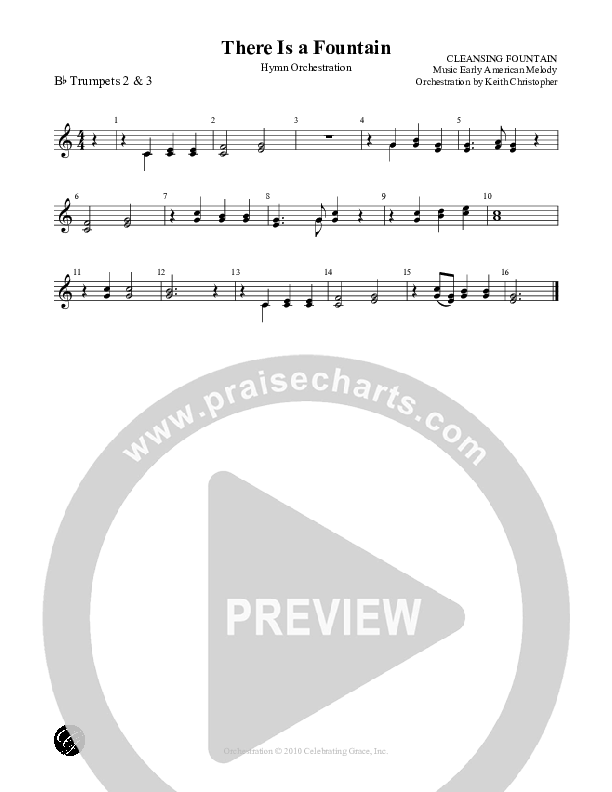 There Is a Fountain Trumpet 2/3 (Celebrating Grace)