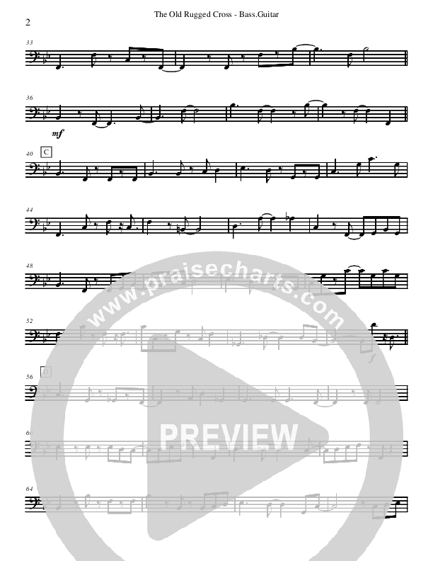 The Old Rugged Cross (Instrumental) Bass Guitar (David Arivett)