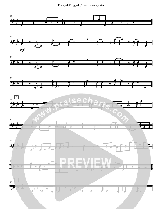 The Old Rugged Cross (Instrumental) Bass Guitar (David Arivett)