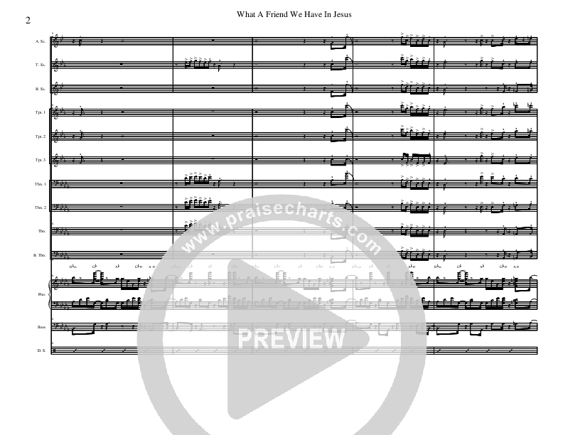 What A Friend We Have In Jesus (Instrumental) Orchestration (David Arivett)