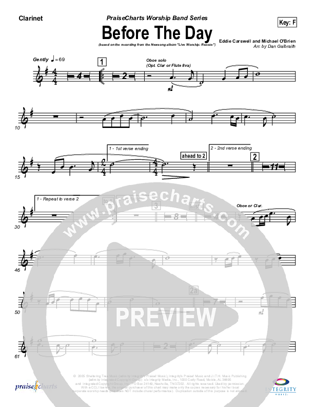 Before The Day Wind Pack (Newsong)