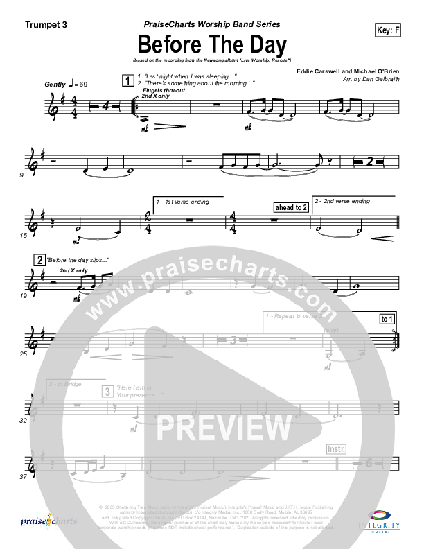Before The Day Trumpet 3 (Newsong)
