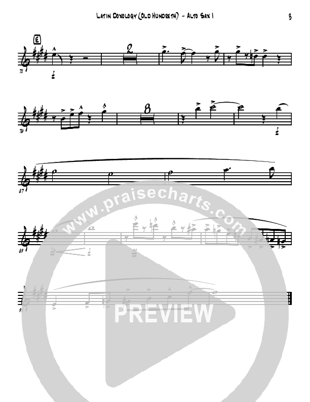 Doxology/Old Hundreth Alto Sax 1/2 (David Arivett)