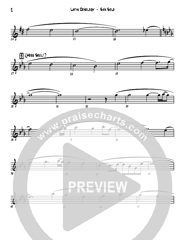 Doxology/Old Hundreth Alto Sax (David Arivett)