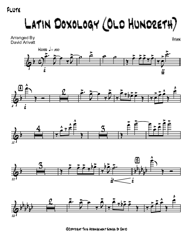 Doxology/Old Hundreth Flute (David Arivett)