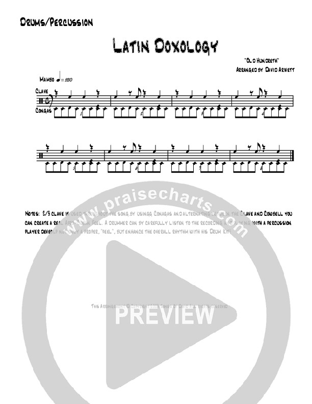 Doxology/Old Hundreth Percussion (David Arivett)