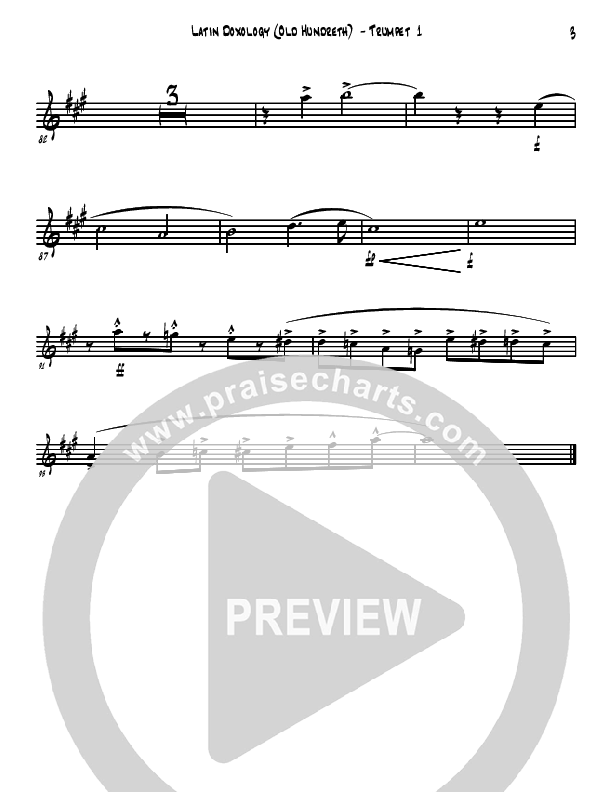 Doxology/Old Hundreth Trumpet 1 (David Arivett)