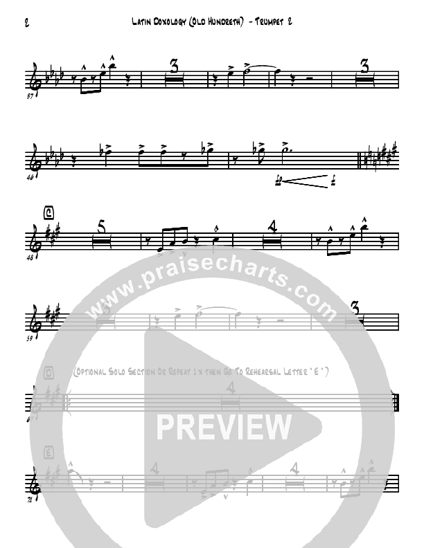 Doxology/Old Hundreth Trumpet 2 (David Arivett)