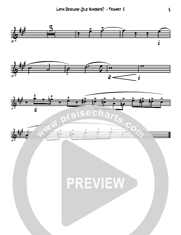 Doxology/Old Hundreth Trumpet 2 (David Arivett)