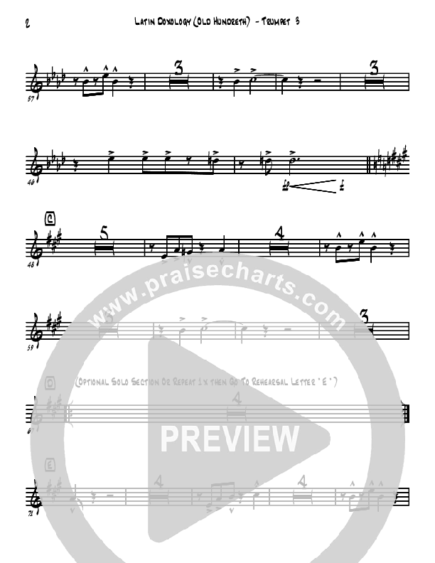 Doxology/Old Hundreth Trumpet 3 (David Arivett)