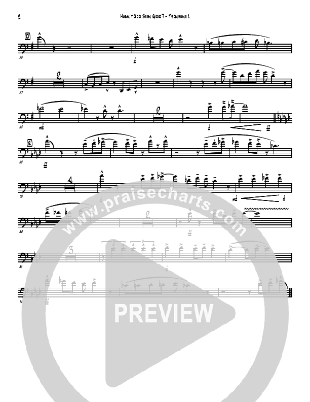 Hasn't God Been Good? Trombone 1 (David Arivett)