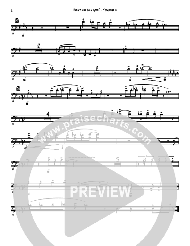 Hasn't God Been Good? Trombone 2 (David Arivett)