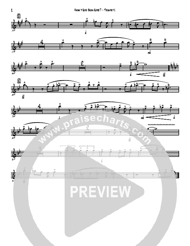 Hasn't God Been Good? Trumpet 1 (David Arivett)